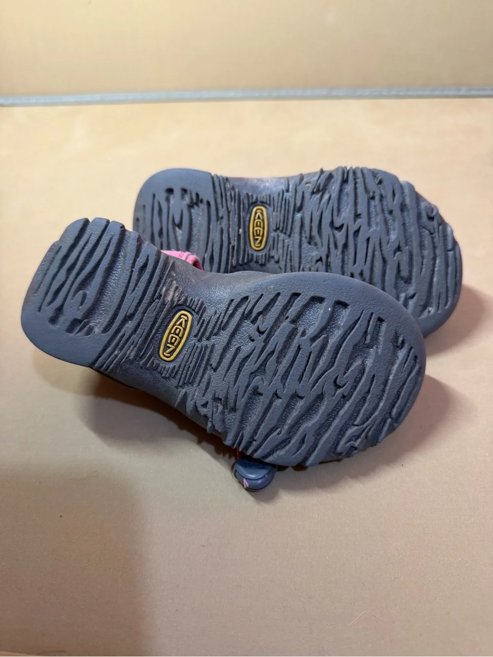 Keen Kids Pink Multi-Striped Closed-Toe Sandals